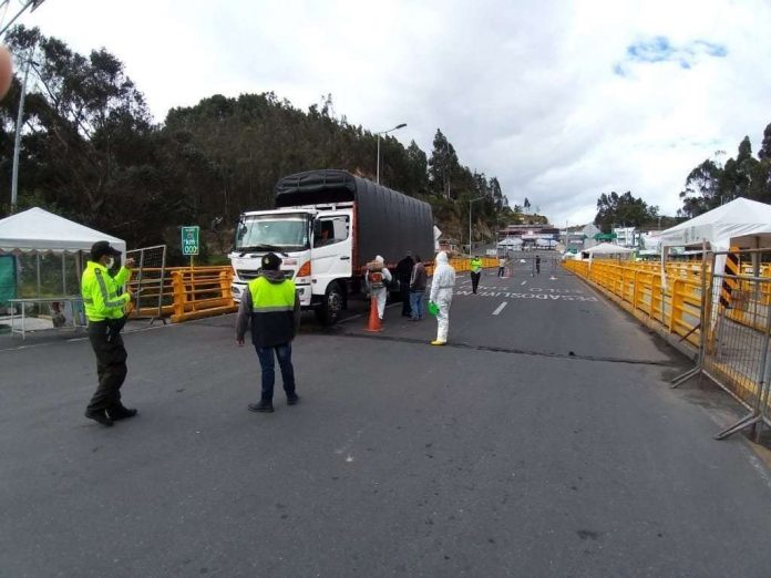 Frontera. En Carchi está el puente internacional de Rumichaca, que une a Ecuador y Colombia, cerrado desde el 17 de marzo por la pandemia. Frontera. En Carchi está el puente internacional de Rumichaca, que une a Ecuador y Colombia, cerrado desde el 17 de marzo por la pandemia.
