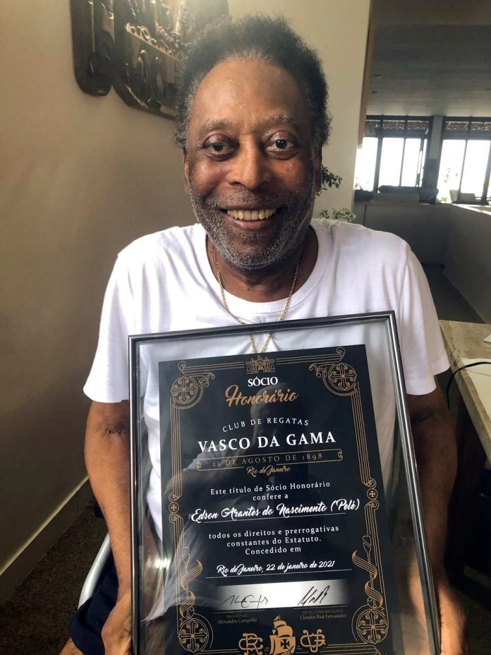 Pelé, nuevo socio honorífico del Vasco da Gama