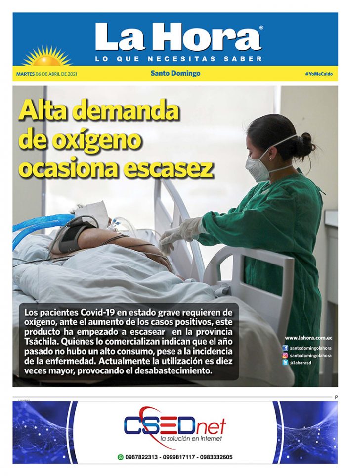 Santo Domingo: 06 de abril, 2021