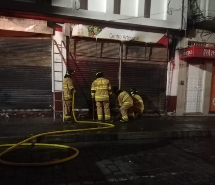INCENDIO EN CENTRO DE EMPRENDIMIENTOS DE IBARRA, MARZO DE 2021