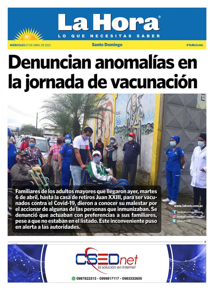 Santo Domingo: 07 de abril, 2021