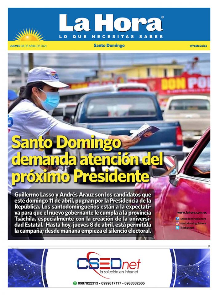 Santo Domingo: 08 de abril, 2021