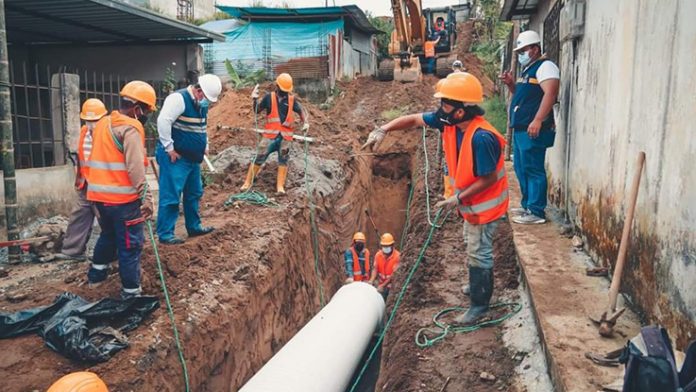EXCAVACIÓN. Y colocación de tubería inician los primeros trabajos de esta obra que está previsto culmine en el 2023.