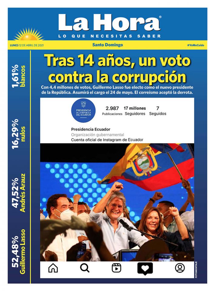 Santo Domingo: 12 de abril, 2021