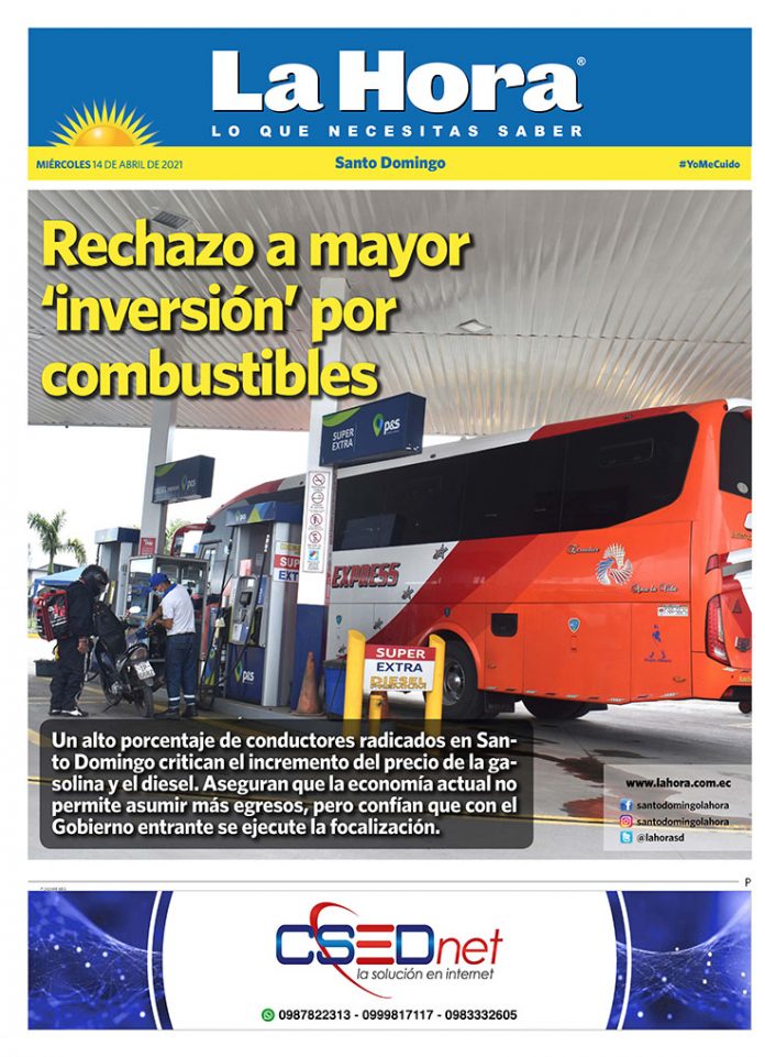 Santo Domingo: 14 de abril, 2021
