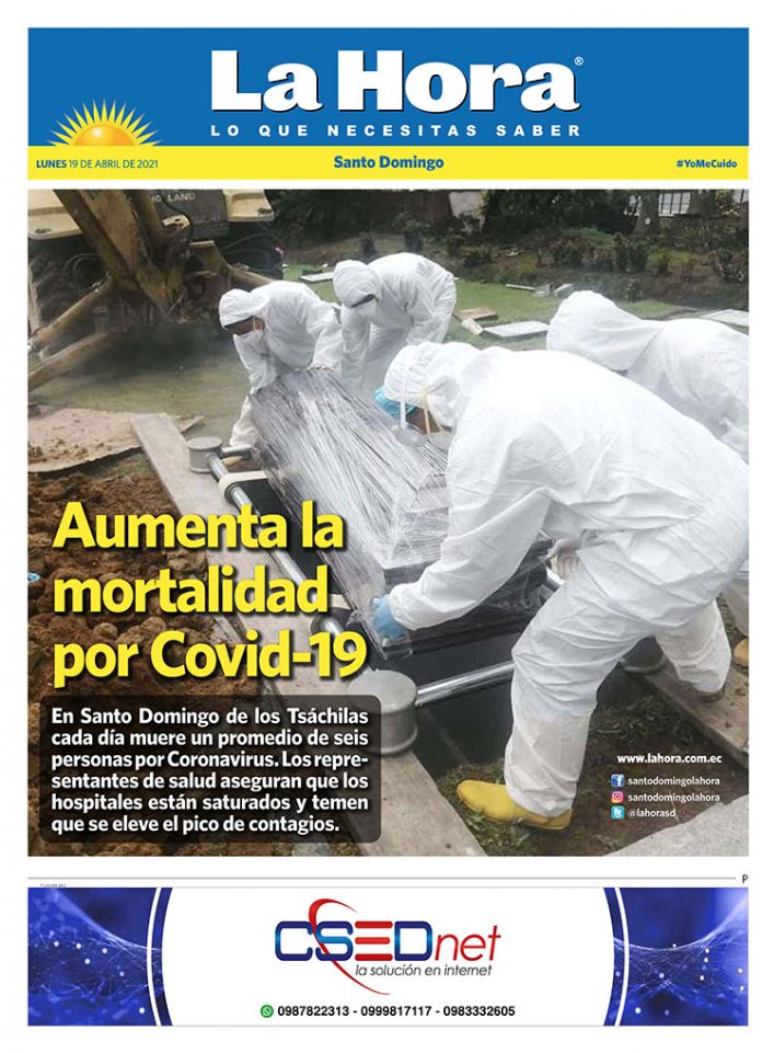 Santo Domingo: 19 de abril, 2021 Santo Domingo: 19 de abril, 2021