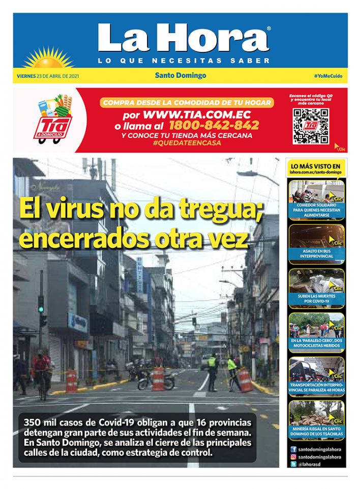 Santo Domingo 23 de abril 2021 Santo Domingo: 23 de abril, 2021