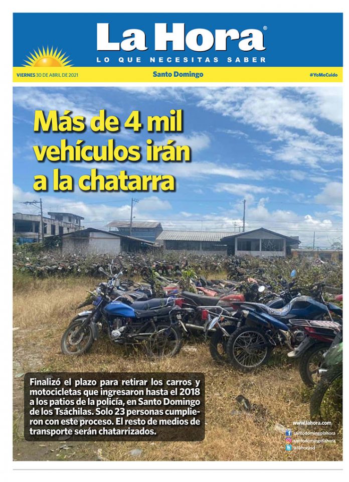 Santo Domingo: 30 de abril, 2021 Santo Domingo: 30 de abril, 2021