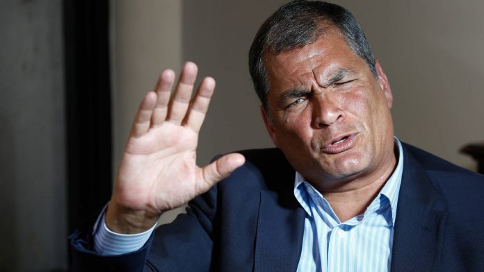 Rafael Correa, expresidente del Ecuador.