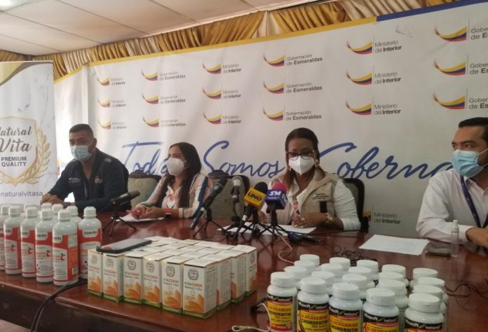 Angulo, recibió la donación de 1.800 medicamentos para las comunidades rurales de la provincia. GESTIÓN. La gobernación de Esmeraldas, Cecilia Angulo, recibió la donación de 1.800 medicamentos para las comunidades rurales de la provincia.