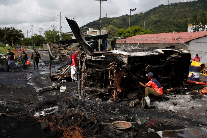 Paro. Las protestas sociales comenzaron el 28 de abril y siguen hasta el 18 de mayo de 2021.