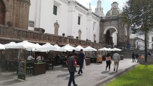 Las plazas y lugares emblemáticos de Quito, ya no tienen la misma presencia de turistas extranjeros.