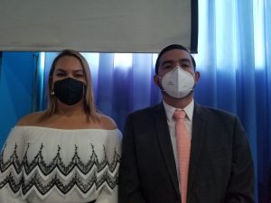 Rina Campaín y Eduardo Adame.