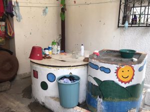 Lugar. En una casa funcionaba el Guagua Centro del Pasaje General Pintag.
