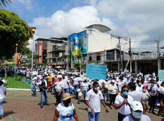 Zozobra. Tras la manifestación por la paz en San Lorenzo, un grupo subversivo anónimo emitió un comunicado de ‘limpieza’ a los delincuentes y asesinos.